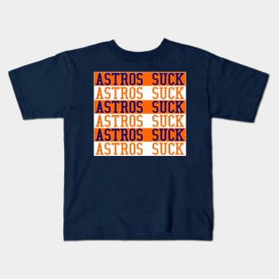 Astros Suck Kids T-Shirt